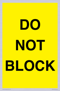 DO NOT BLOCK
